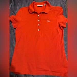 Lacoste Slim Fit Red Polo